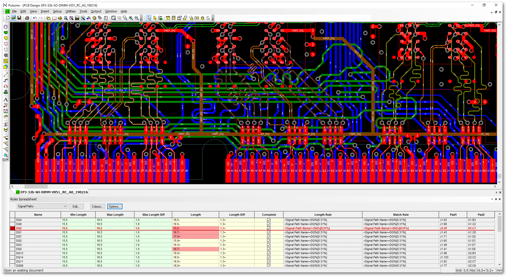 Pulsonix High Speed Design